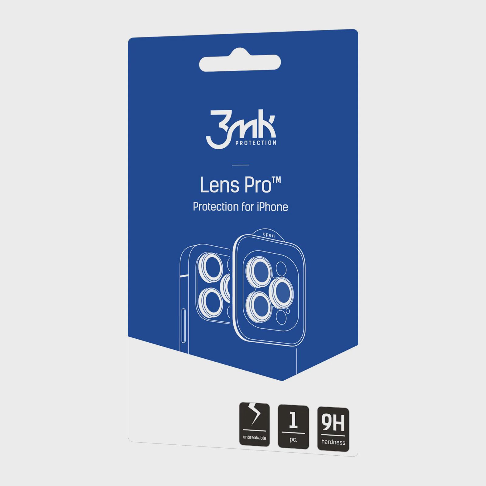 3mk Lens Protection Pro härdat glas till iPhone 16e – grått, bild 2