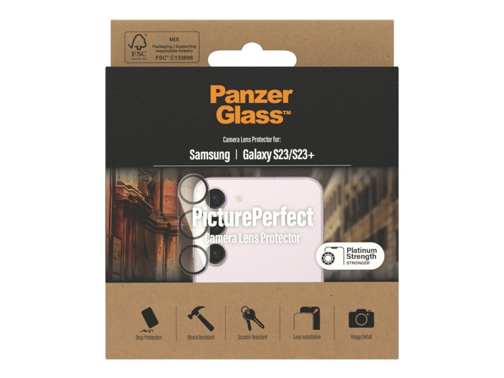 PanzerGlass Samsung Galaxy S23/S23+ kameraskydd