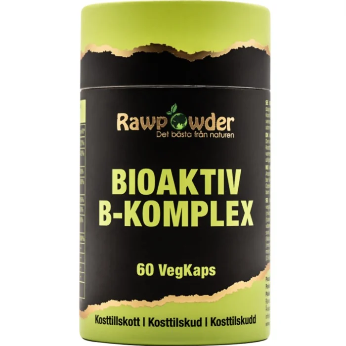 Rawpowder Bioaktiv B-Komplex 60 kapslar