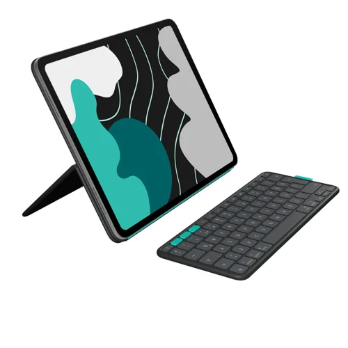 Logitech Flip Folio iPad Pro 13”/iPad Air 13” tangentbord för surfplatta (svart)
