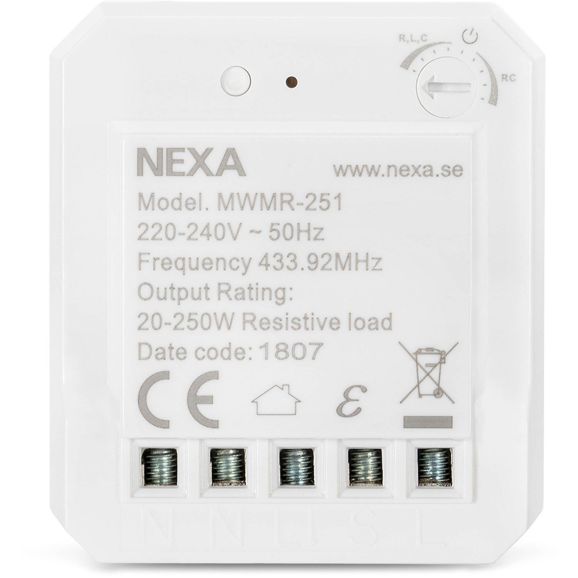 Nexa Mwmr-251 Inbyggd Dimmer 250 w