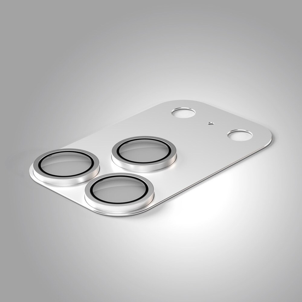 Etteri kameraskydd till iPhone 17 Pro - Silver / kameralinsskydd aluminium / linsskydd 9H glas, bild 3