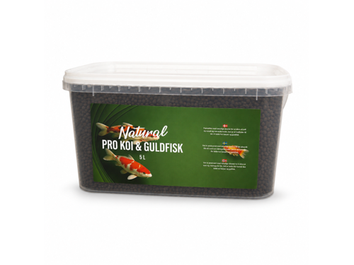 Natural - Pro Koi and goldfish feed 4,5mm 5 liter, bild 2