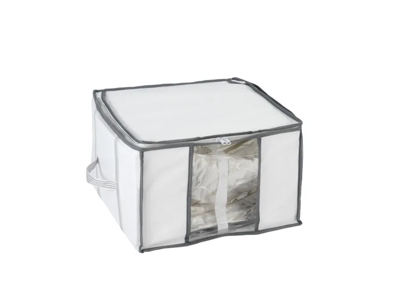 Wenko vakuumförvaringsbehållare 40 cm 42 liter polypropylen vit/grå