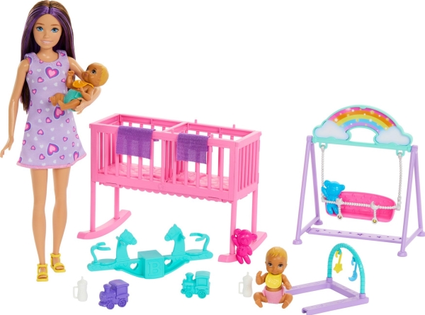 Mattel Barbie Skipper Babysitter Set