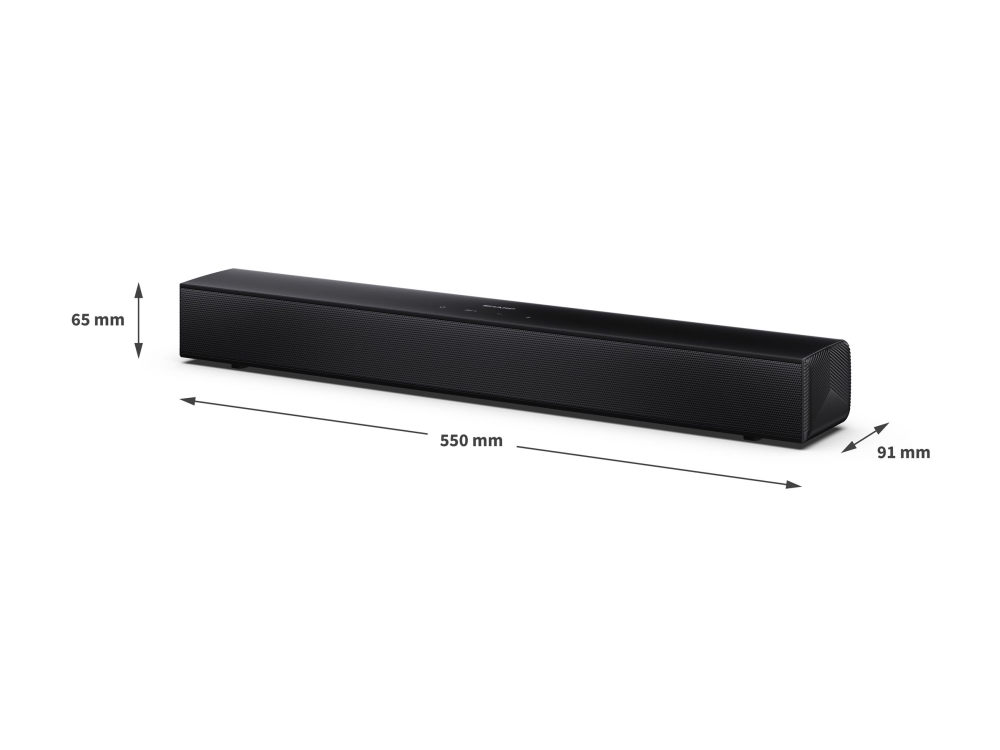 SHARP HT-SB121 Compact 2.0 Soundbar