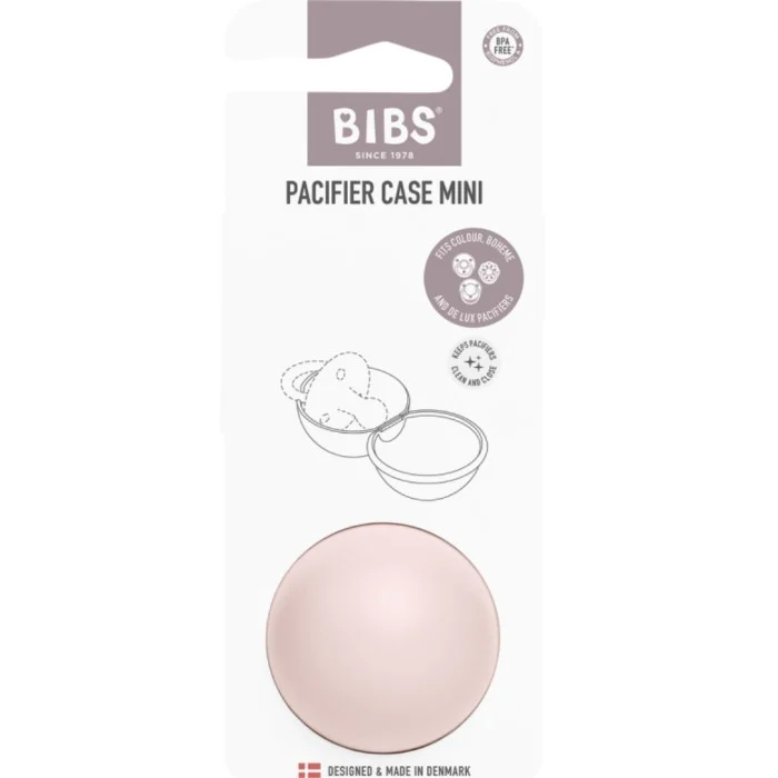 BIBS Pacifier Case Mini, Petal