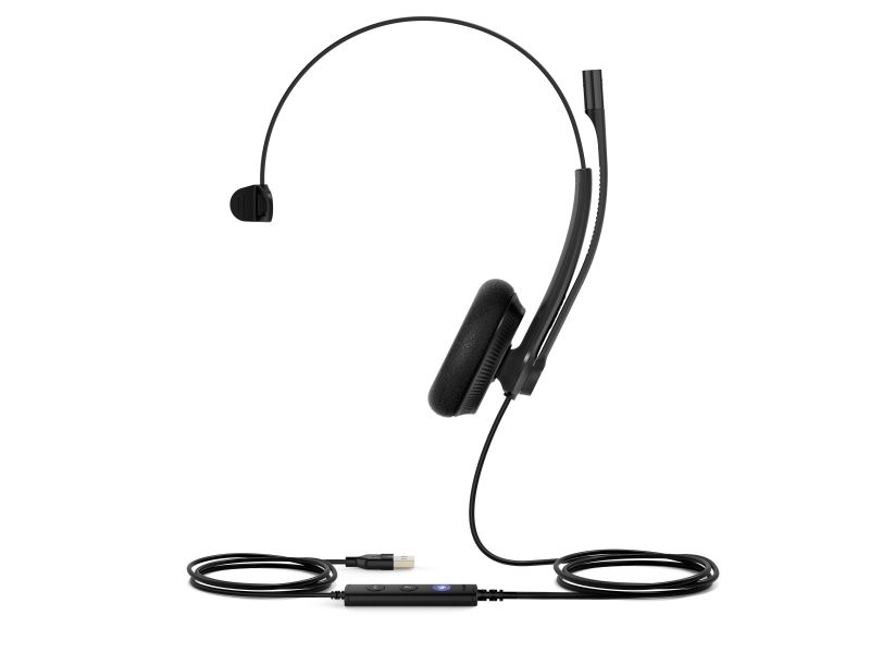 Yealink UH34 Lite Mono - Headset - kabelansluten