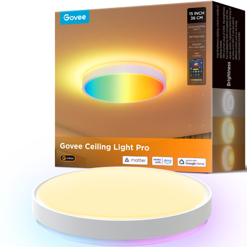 Govee Smart rund takplafond, 38 cm