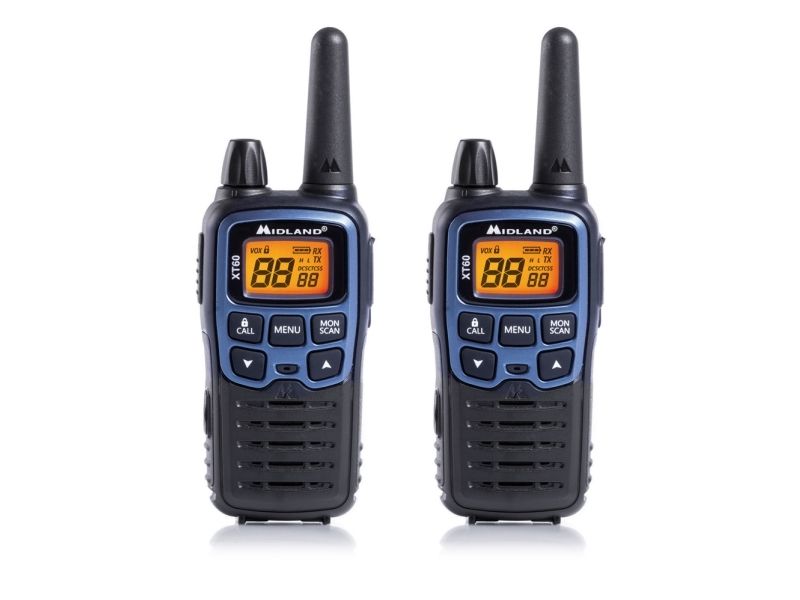 Midland XT60, 24 kanaler, 446.00625 - 446.0937 MHz, LCD, AAA, 112 g, 54 x 33 x 120 mm