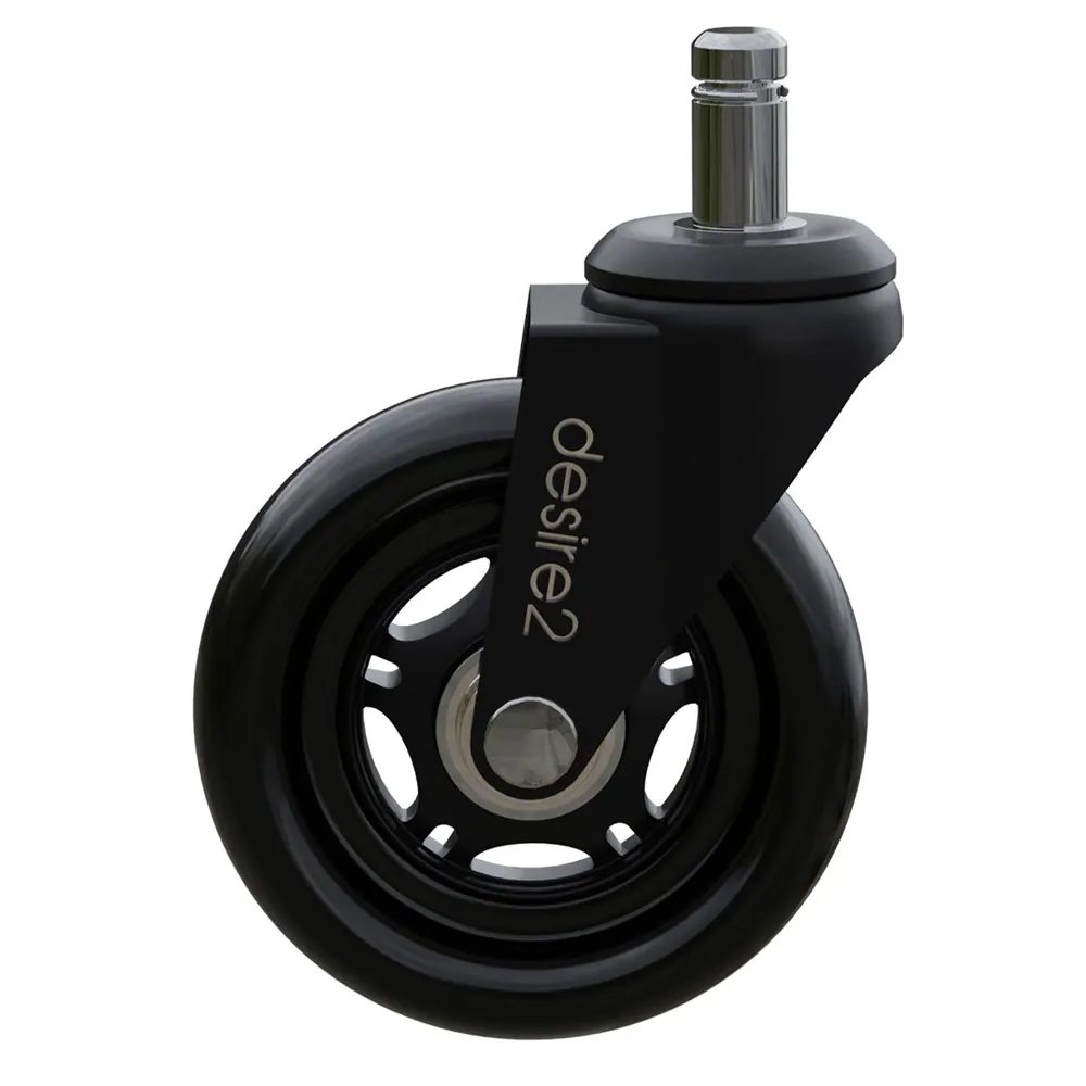 Desire2 Swivel Castor Wheels Universal Chairs 22mm 5-pack