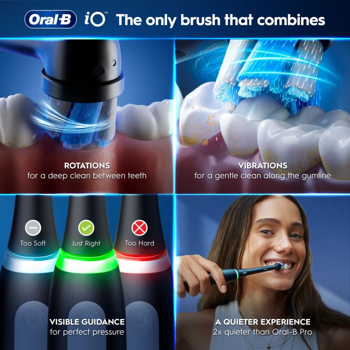 Oral-B iO3 Signature Giftset eltandborste, svart, bild 4