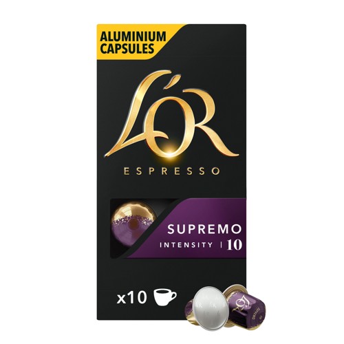 L'Or espresso Supremo kaffekapslar, 10 st