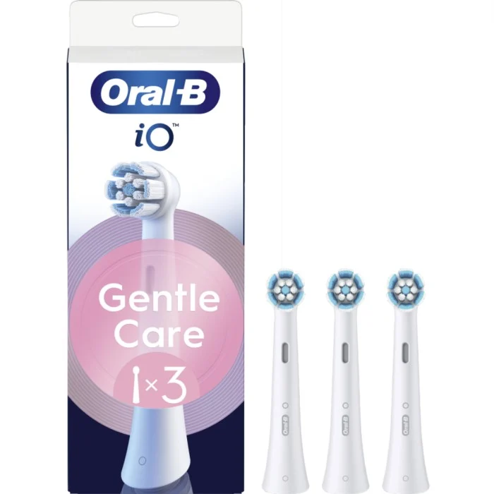 Oral-B iO Gentle Care borsthuvuden 3 st, vita