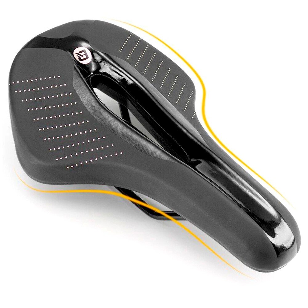 Rockbros MTB cykelsadel - Svart, bild 2