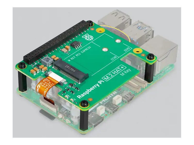 Raspberry Pi M.2 HAT+ expansionskort