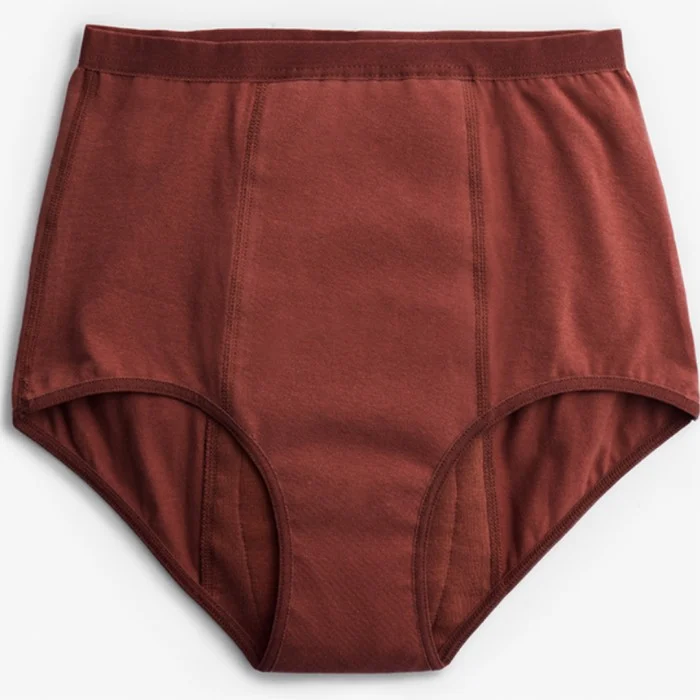 ImseVimse Period Underwear High Waist L Medium Flow, Rusty Bordeaux