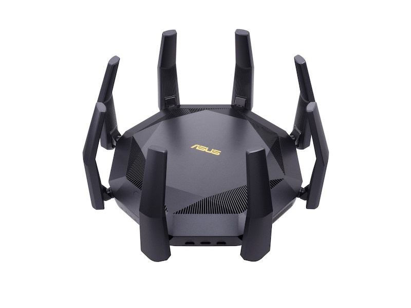 Trådlös router Asus RT-AX89X WiFi 6 AX6000 med 8-port Gigabit switch, 1x10Gbe LAN, 1x10Gbe SFP+, AiMesh, 2xUSB med 3G/4G-stöd, bild 4