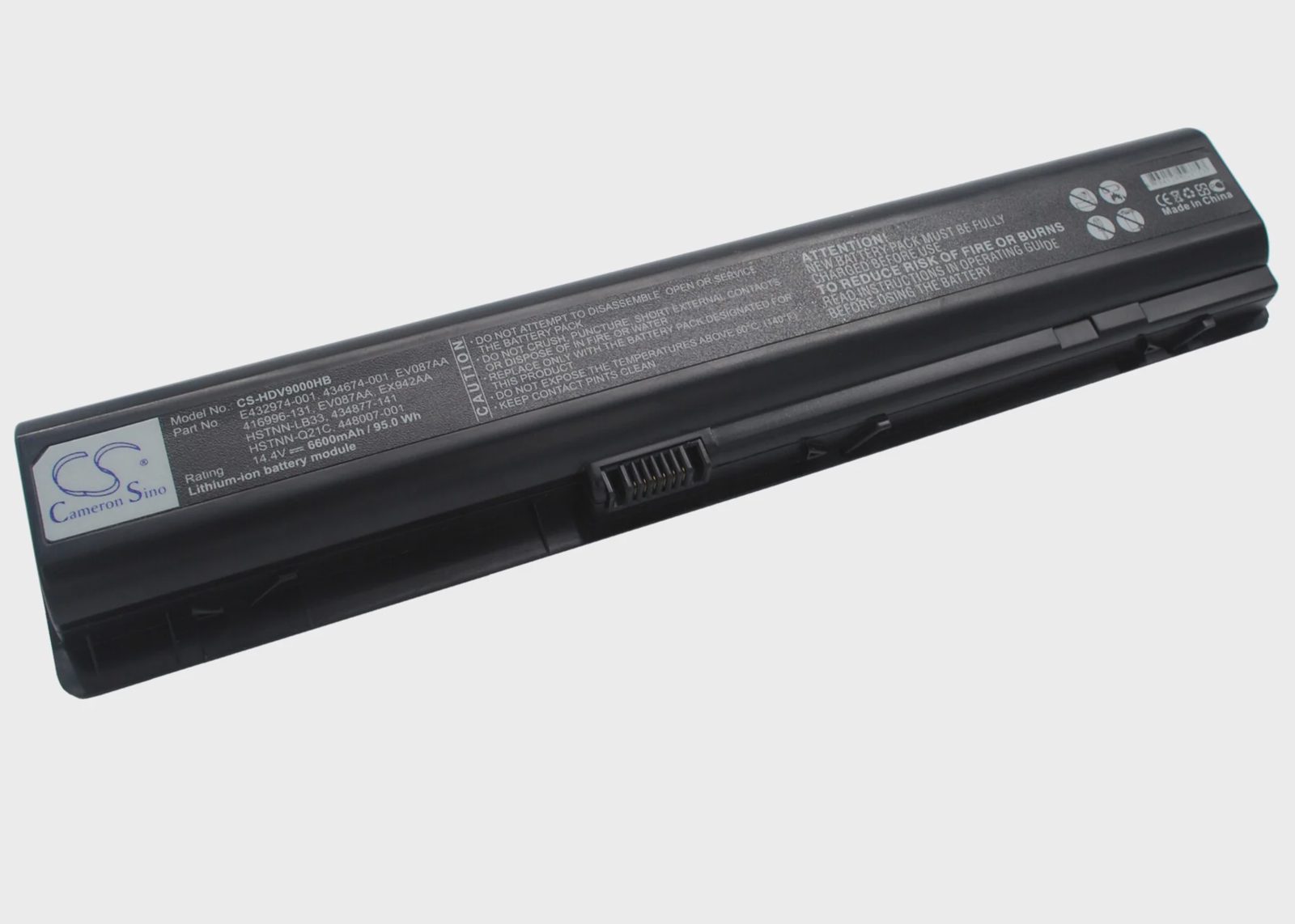 Batteri till Notebook, Bärbar dator för HP Pavilion dv9047EA, Pavilion dv9095EA m.fl., bild 2