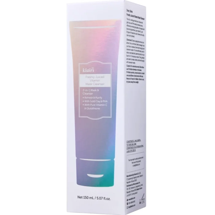 Klairs Freshly Juiced Vitamin Mask Cleanser 150 ml, bild 4