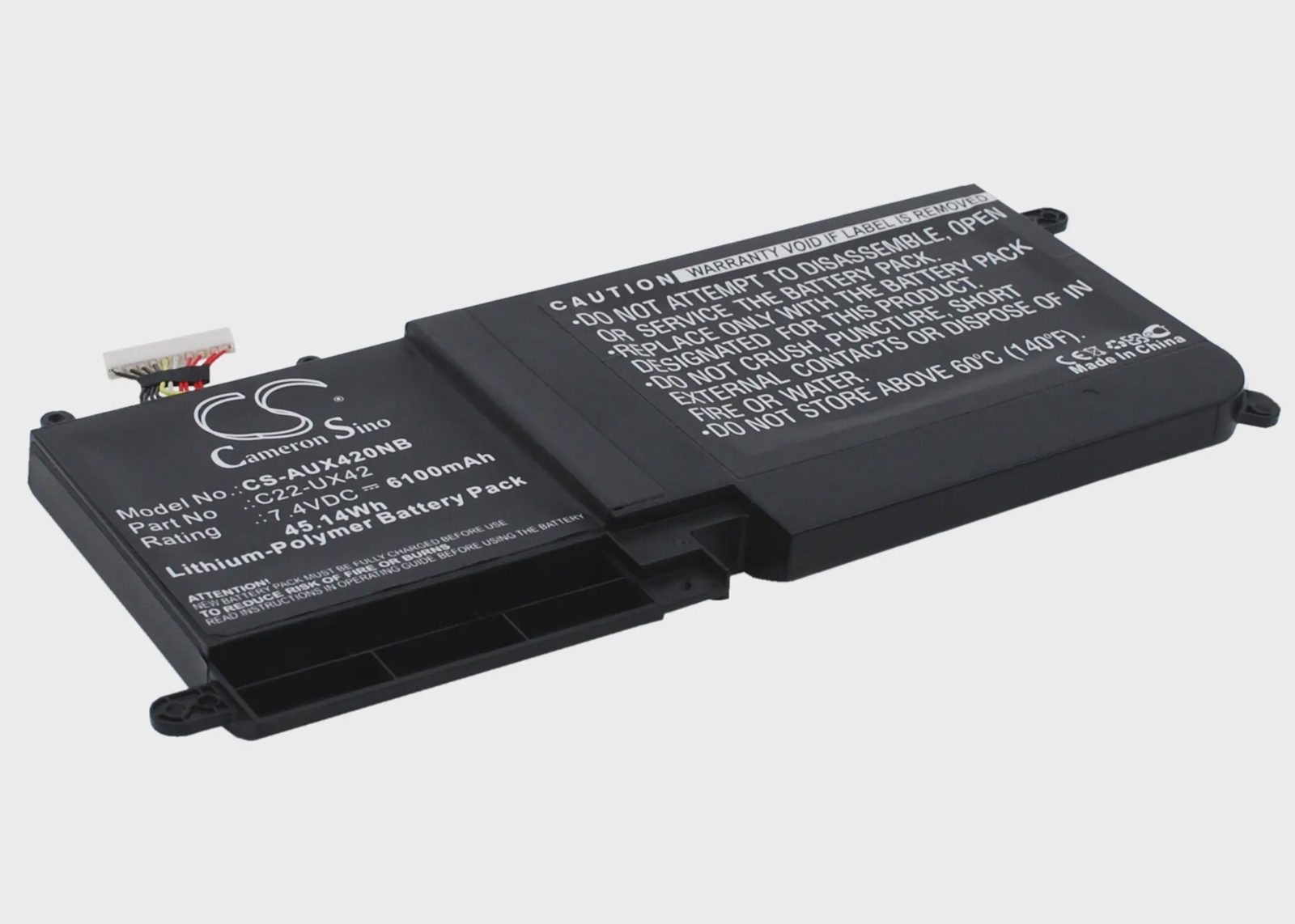 Batteri till Laptop, Bärbar dator för Asus Zenbook UX42, UX42E3517VS, UX42E3317VS-SL m.fl., bild 5