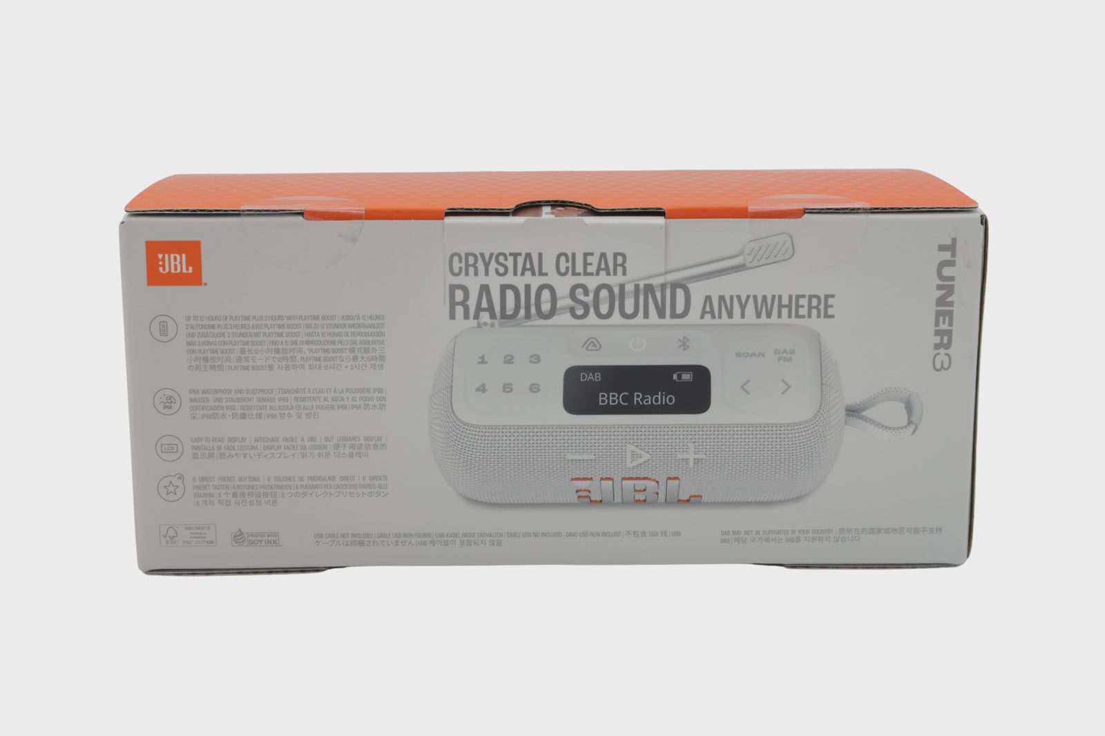 JBL Tuner 3 Bluetooth-högtalare, vit, bild 2