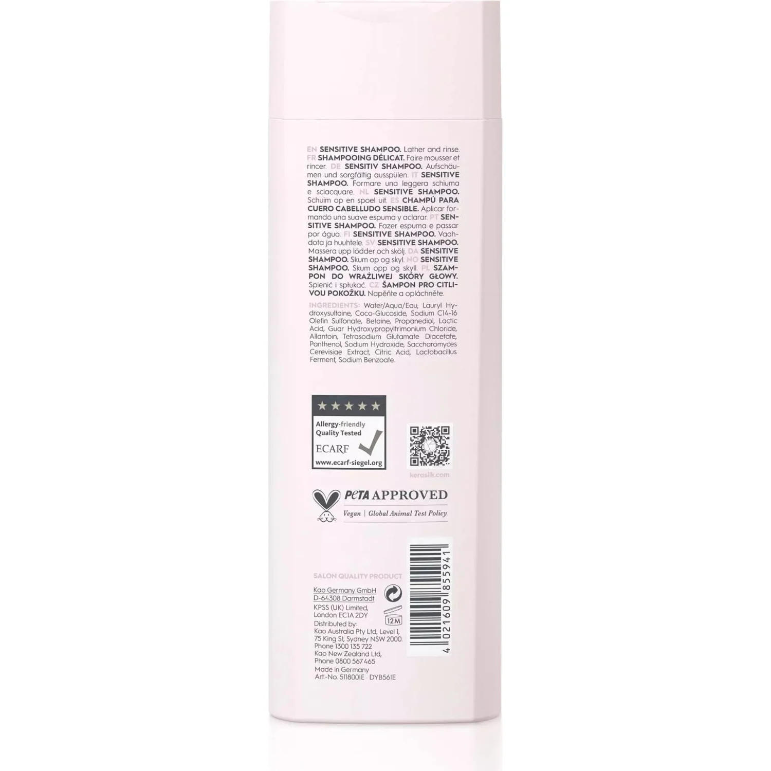 Kerasilk ESSENTIALS Sensitive Shampoo 250 ml, bild 3