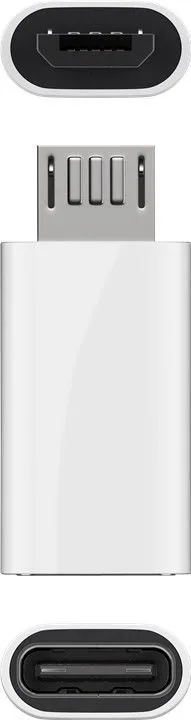 Goobay Micro-USB till USB-C OTG adapter - Vit