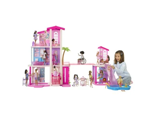 Barbie DreamHouse dockhus 2026 JKG84, 65+ st., 2 pooler, bild 2