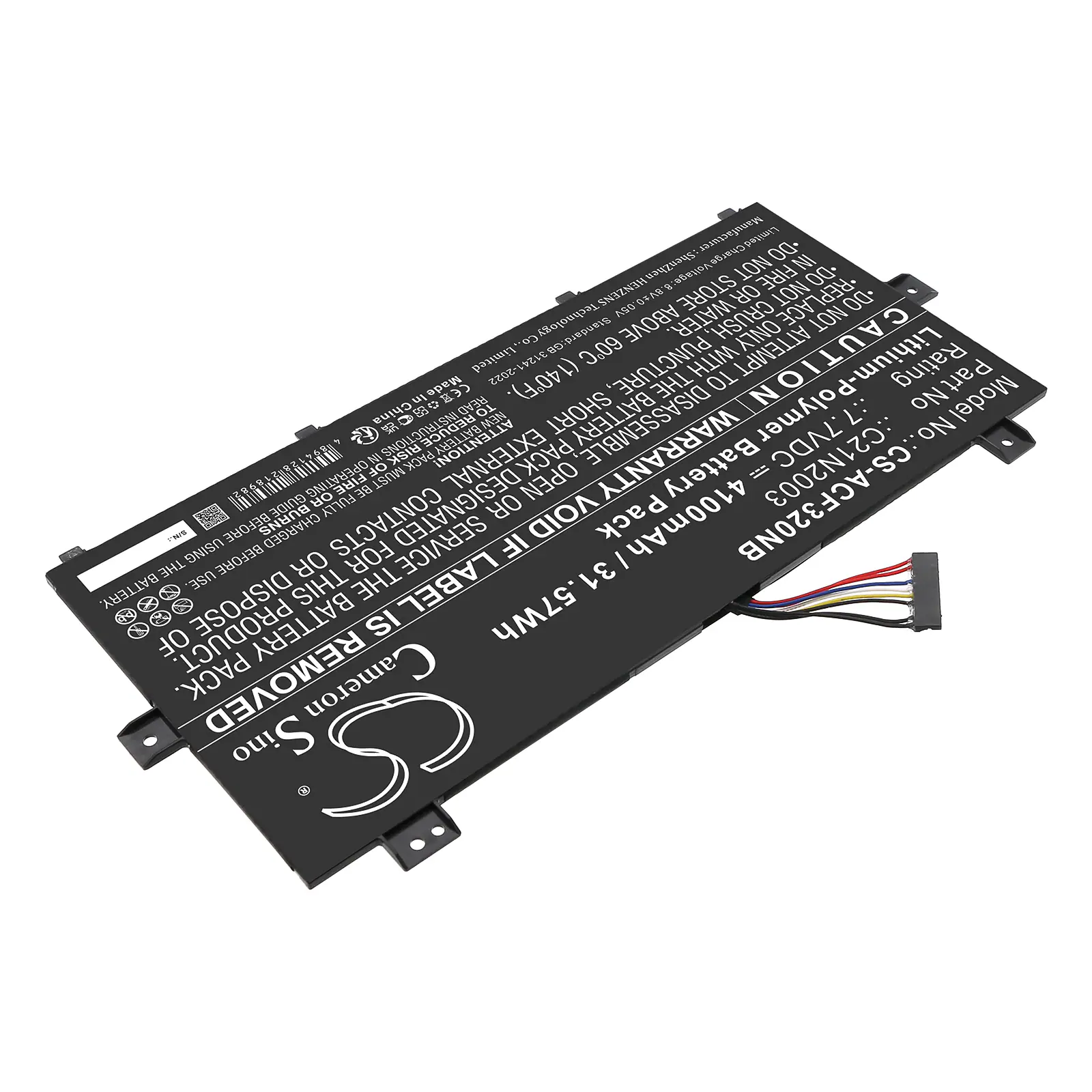Batteri till Notebook, Bärbar dator för Asus C235VA, CM3200FM1A, CM3200FVA m.fl.