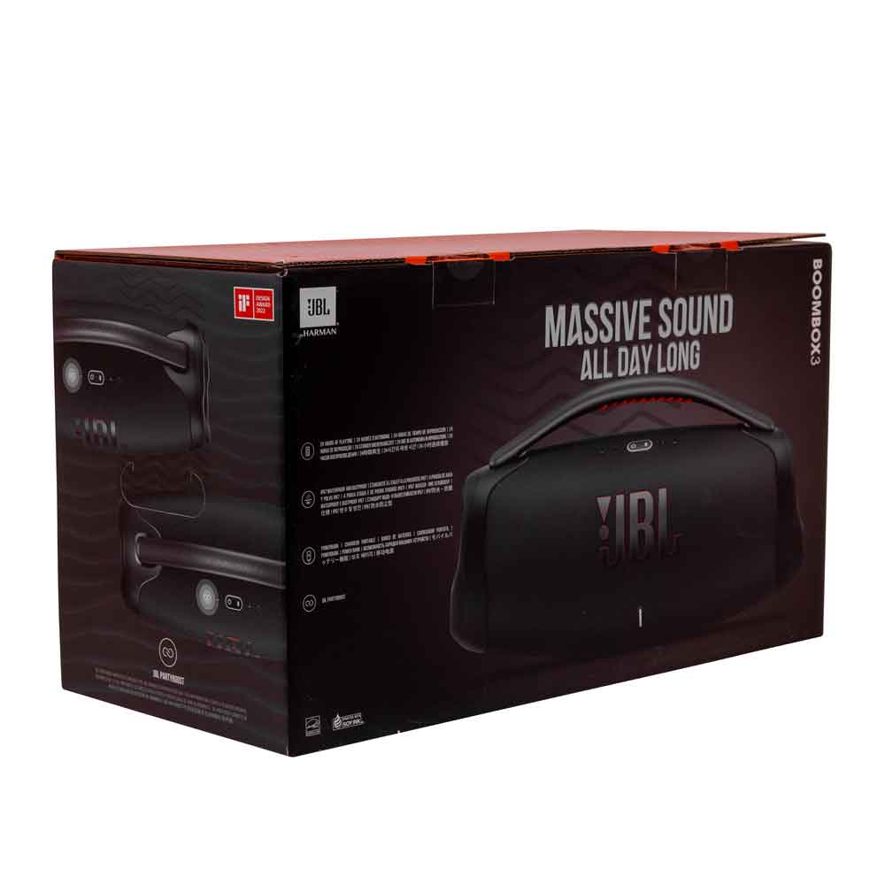 JBL Boombox 3 Bluetooth-högtalare, svart, bild 2