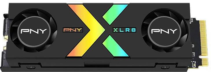 2 TB PNY CS3150 SSD, M.2 2280 NVMe PCIe Gen.5, RGB, bild 3