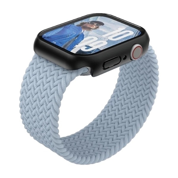PanzerGlass Apple Watch Series 10 42 mm Snappie helkropps slim, svart
