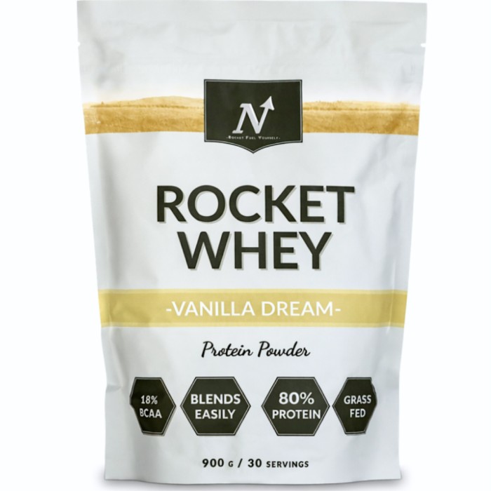 Nyttoteket Rocket Whey, Vanilla Dream, 900 g