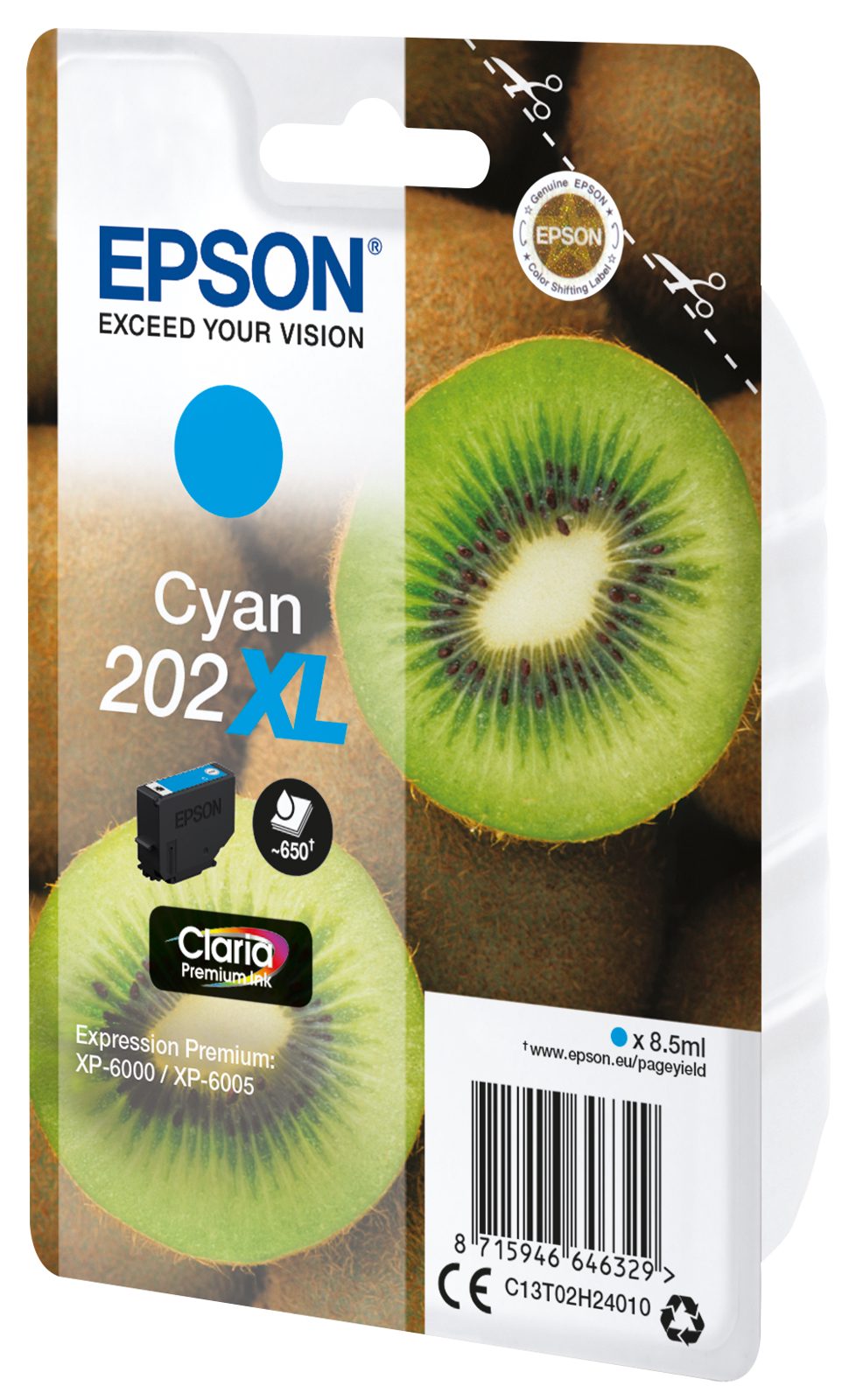 Epson T202, cyan Ink Cartridge xl, bild 3
