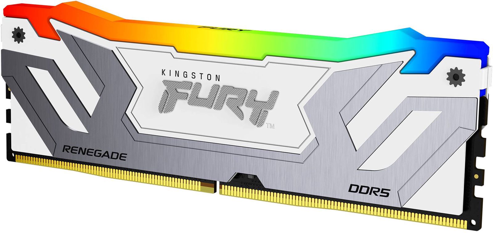 Kingston 24GB (1x24GB) DDR5 CUDIMM 8400MHz CL40 FURY Renegade Vit RGB XMP 3.0, bild 2