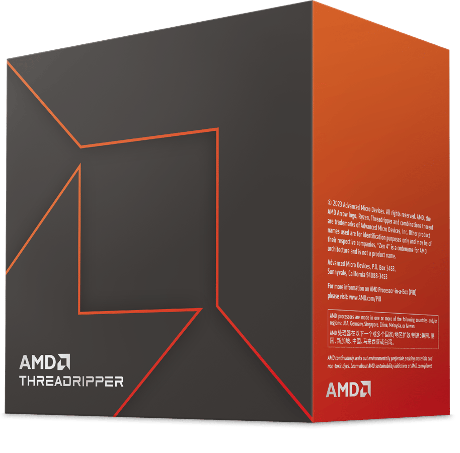 AMD Ryzen Threadripper 7960X 4.2 GHz 153MB