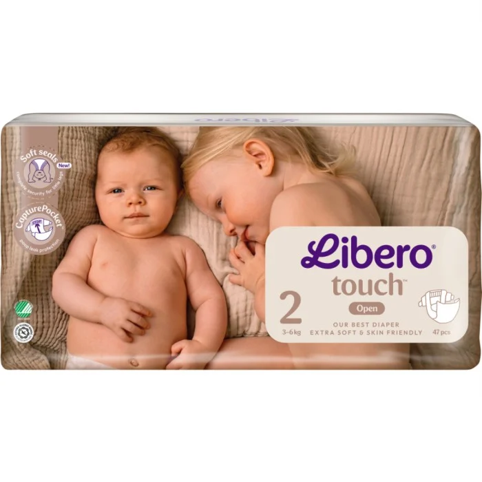 Libero Touch 2, 3-6 kg, 47 st