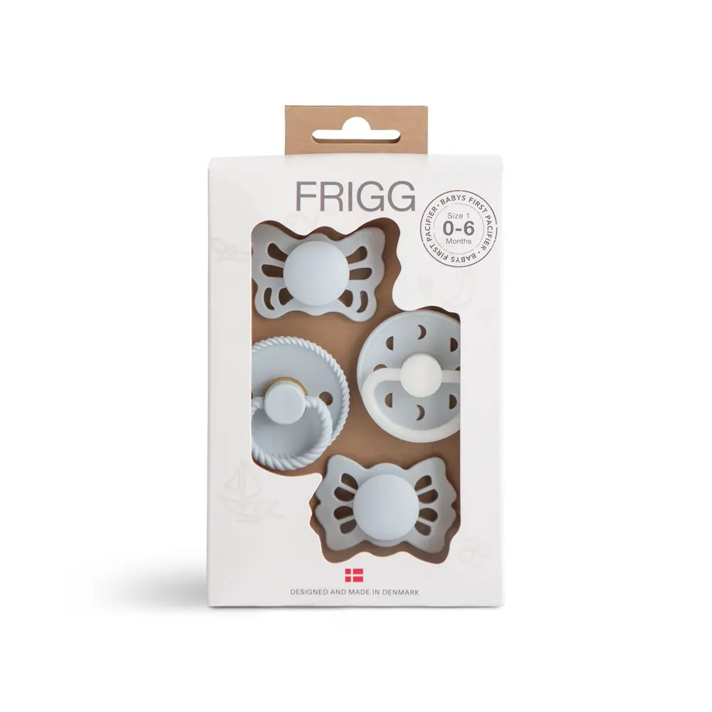 Frigg - Baby's First Pacifier Moonlight Sailing - Powder Blue - 1