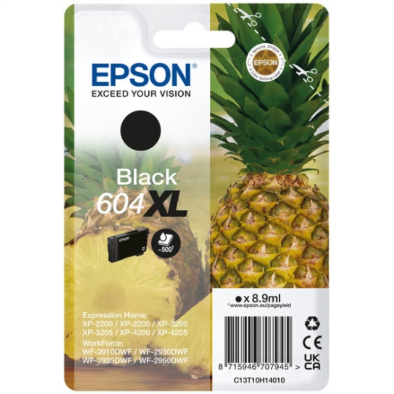 Epson bläck 604 XL svart