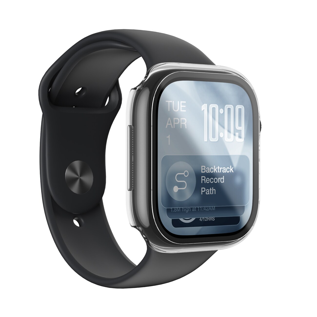 AmazingThing Radix glasskärmskydd med fodral för Apple Watch Series 11 46mm - Klar, bild 4