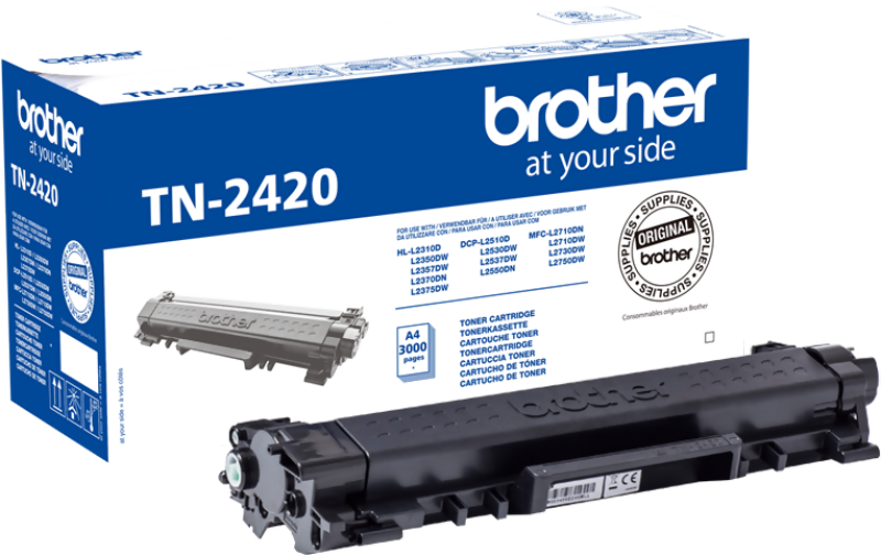 Brother TN-2420, svart färgpatron