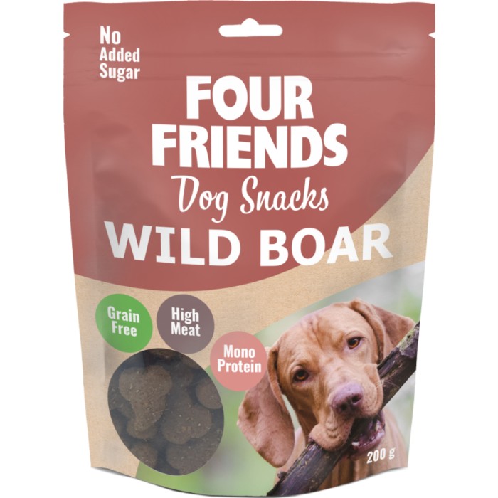 FourFriends Dog Snacks Wild Boar 200 g