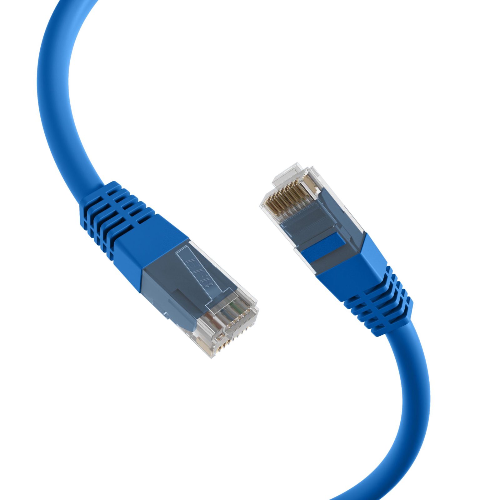 EFB Elektronik 1m Cat6 Patch, 1 m, Cat6, U/UTP (UTP), RJ-45, RJ-45, Blå