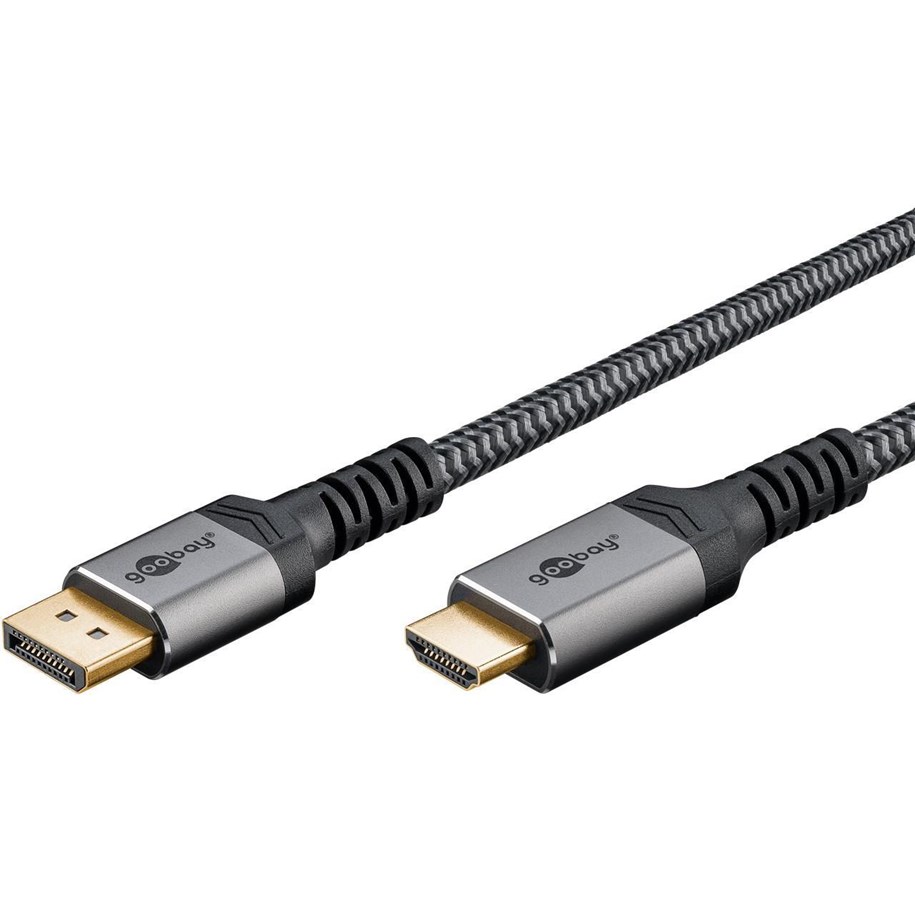 Goobay 78965, 2 m, DisplayPort, DisplayPort, Hankoppling, Hankoppling, 7680 x 4320 pixlar, bild 2
