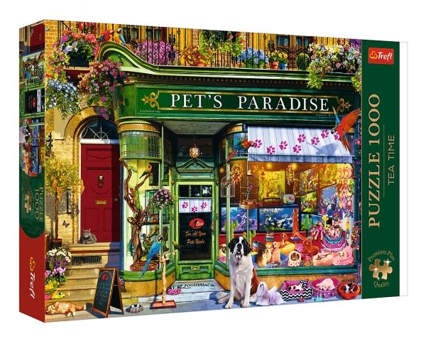 Trefl 10841 pussel 1000 st. Premium Plus Tea Time Animal Paradise