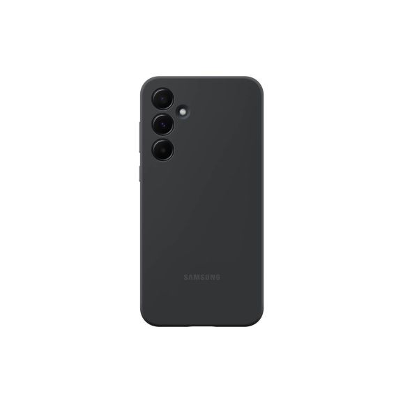 Samsung Galaxy A55 silikonfodral, svart, bild 2