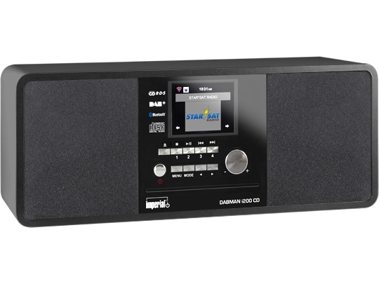 Imperial DABMAN i200 CD, Digital, DAB+,FM,UKW, spelare, CD, 20 W, 7,62 cm (3)
