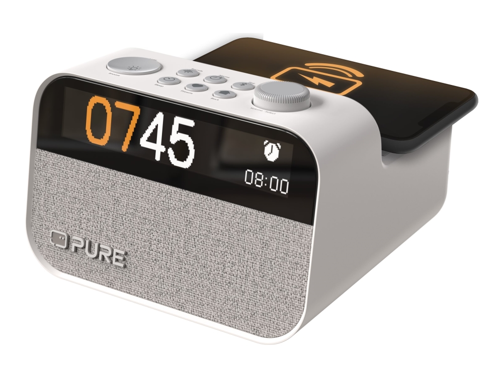 Pure Moment Charge - Klockradio - 10 Watt - inget operativsystem - bomullsvit