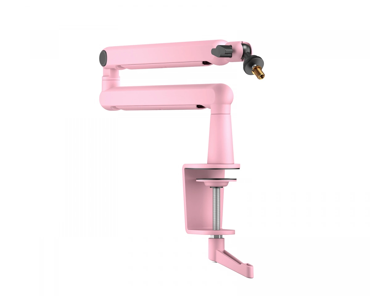 Fifine Low-Profile Boom Arm Stand - Rosa Mikrofonarm